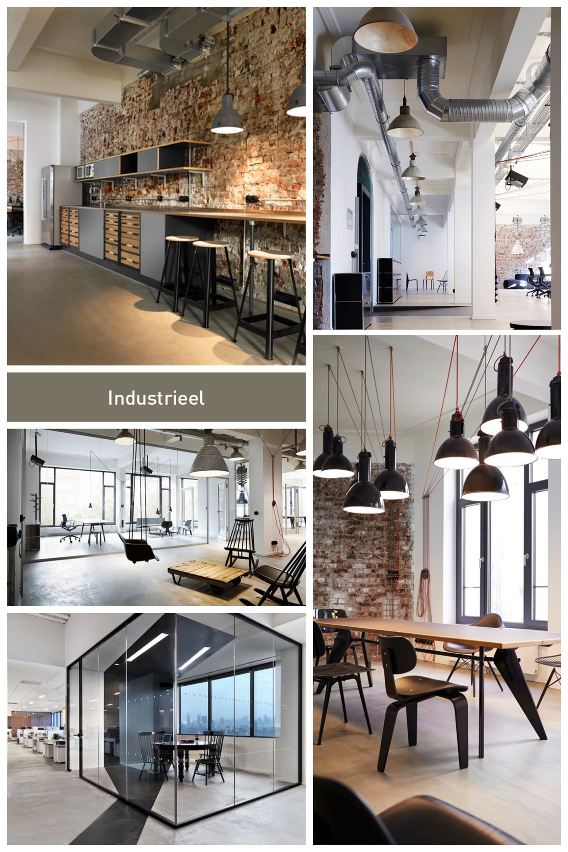 Moodboard Industrieel